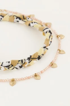 My Jewellery Lot De Bracelets De Cheville Beige Style Tressé Online