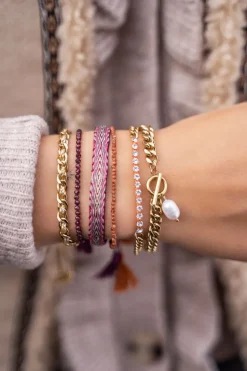My Jewellery Lot De Bracelets Sertis D'une Pierre Précieuse Outlet