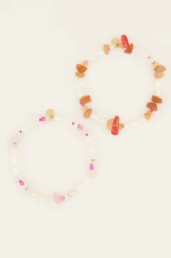 My Jewellery Lot De Bracelets Souvenir à Perles Fashion