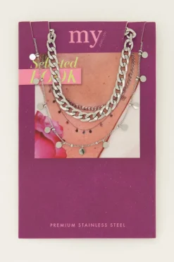 My Jewellery Lot De Colliers Avec Pièces New