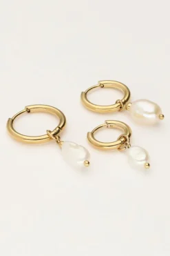 My Jewellery Lot De Trois Boucles D'oreilles En Perles Hot