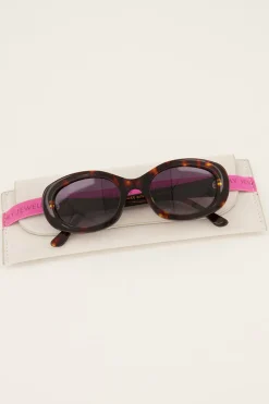 My Jewellery Lunettes De Soleil Ovales Marrons Marron/Noir Online