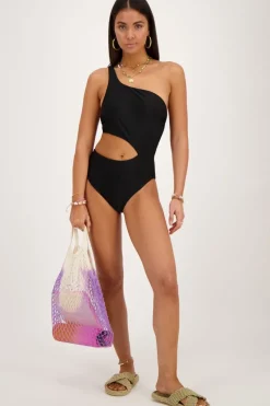 My Jewellery Maillot De Bain Noir à Une épaule Fashion