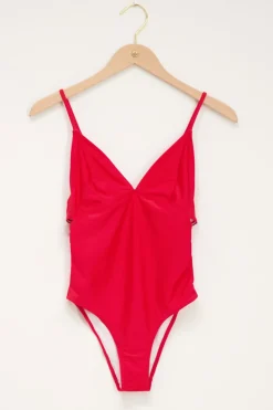 My Jewellery Maillot De Bain Avec Dos Croisé Rouge Best
