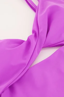 My Jewellery Maillot De Bain Violet Torsadé Clearance