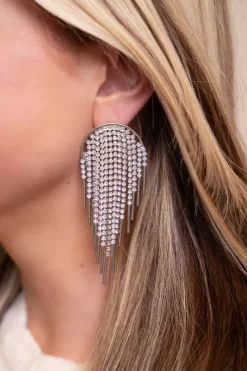 My Jewellery Maxi Boucles D'oreilles Strass Argentés Universe Discount