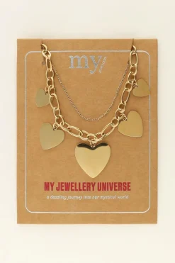 My Jewellery Maxi Collier Petits Coeurs Universe Discount
