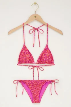 My Jewellery Mini Bikini Triangle Fleuri Rose Clearance