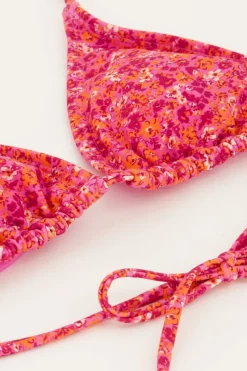 My Jewellery Mini Bikini Triangle Fleuri Rose Clearance