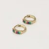 My Jewellery Mini-boucles D'oreilles Avec Pierres Multicolores Online