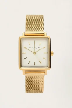My Jewellery Montre à Cadran Carré Blanc Clearance