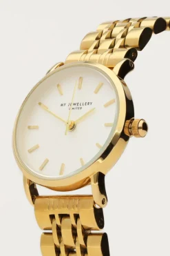 My Jewellery Montre à Petit Cadran Blanc Rond Discount
