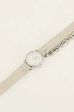 My Jewellery Montre Blanche à Double Bracelet Online