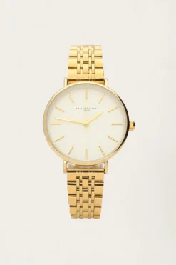 My Jewellery Montre Bracelet à Maillons Et Cadran Blanc Rond Clearance