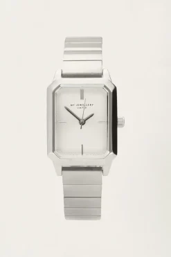 My Jewellery Montre Carrée à Larges Maillons Horizontaux New