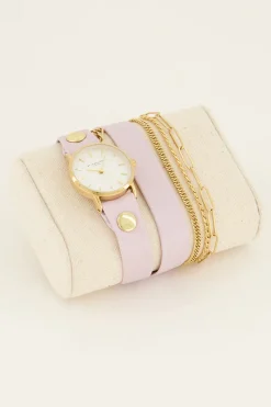 My Jewellery Montre Lilas à Double Bracelet Sale