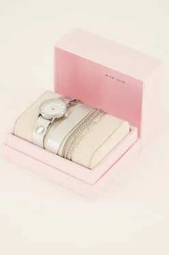 My Jewellery Montre Métallique à Double Bracelet Discount