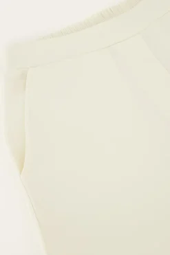 My Jewellery Pantalon Blanc élastique Crème/Beige Best