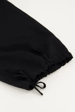 My Jewellery Pantalon Cargo Avec Taille élastique Noir Fashion