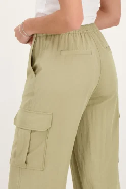 My Jewellery Pantalon Cargo Avec Taille élastique Vert Hot