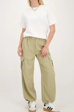 My Jewellery Pantalon Cargo Avec Taille élastique Vert Hot