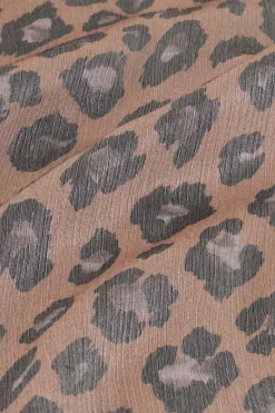 My Jewellery Pantalon Crinkle Imprimé Léopard Avec Taille élastique Sale