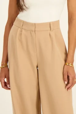 My Jewellery Pantalon Flare Beige Hot