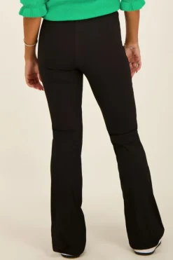 My Jewellery Pantalon Flare Noir Côtelé Sale