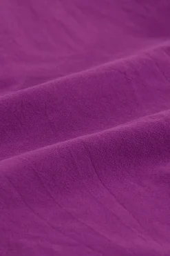 My Jewellery Pantalon Habillé Mauve Effet Lin Clearance