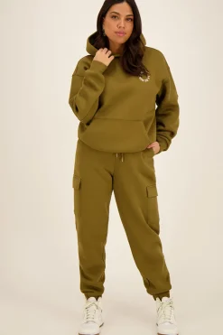 My Jewellery Pantalon Jogging Cargo Vert Sale