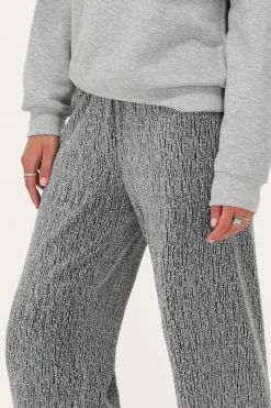 My Jewellery Pantalon Large Argenté Avec Strass Sale