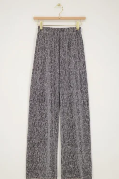 My Jewellery Pantalon Large Argenté Avec Strass Sale