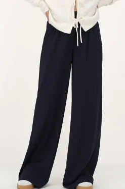 My Jewellery Pantalon Large Bleu Foncé New