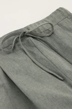 My Jewellery Pantalon Large Gris Avec Noeud Online