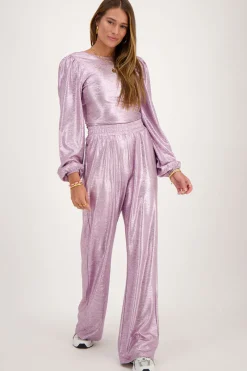 My Jewellery Pantalon Large Métallique Rose Online