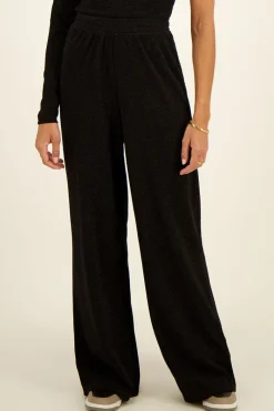My Jewellery Pantalon Large Noir Avec Lurex Clearance