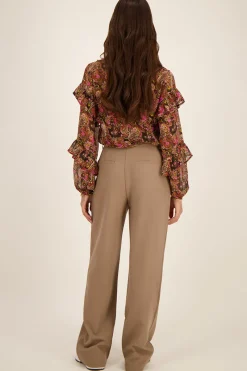 My Jewellery Pantalon Large Taupe Sale