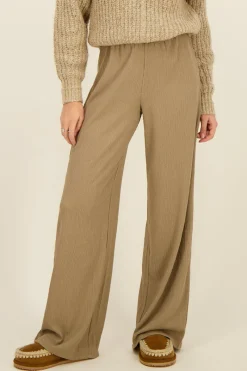 My Jewellery Pantalon Large Taupe Texturé Taupe/Beige Online