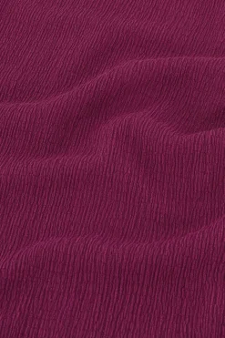 My Jewellery Pantalon Large Violet Texturé Violet/Fuchsia Fashion