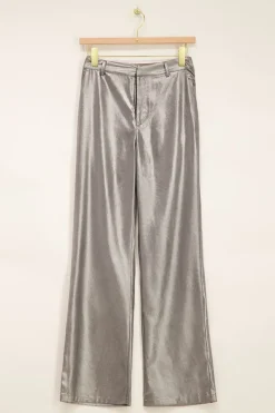 My Jewellery Pantalon Métallique Argenté Best