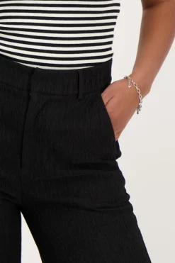 My Jewellery Pantalon Côtelé Noir Sale
