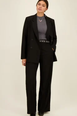 My Jewellery Pantalon Côtelé Noir Sale