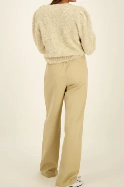 My Jewellery Pantalon évasé Beige Best