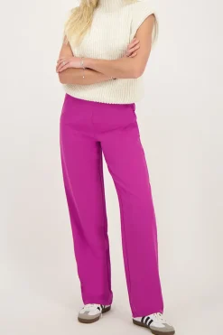 My Jewellery Pantalon élastique Violet Fashion