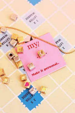My Jewellery Pendentif Cube Avec Lune Best
