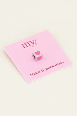 My Jewellery Pendentif Cube Avec Petit Cœur Clearance