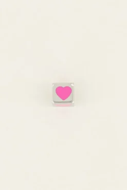My Jewellery Pendentif Cube Avec Petit Cœur Clearance