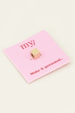 My Jewellery Pendentif Cube Initiale Argent New