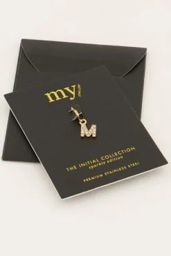 My Jewellery Pendentif Initiale Avec Pierres New
