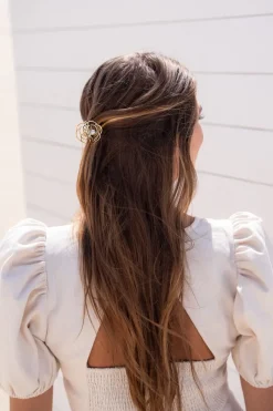 My Jewellery Pince à Cheveux Rose Dorée Avec Perle Outlet